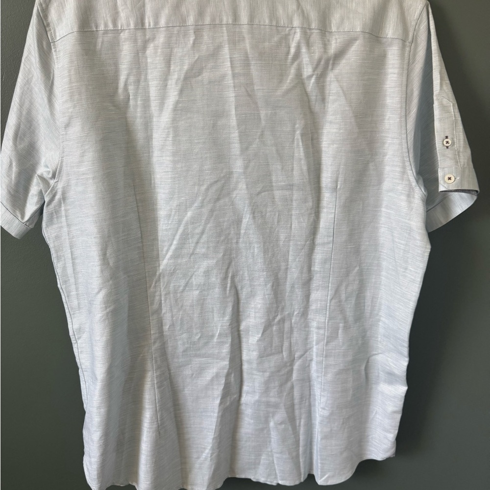 Ted Baker London Short Sleeve Button Down Shirt Size 5 (XL) - Picture 2 of 5
